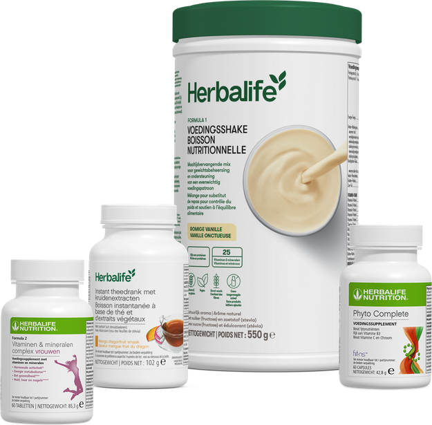 Herbalife-producten: Formule 1 shake met supplementen